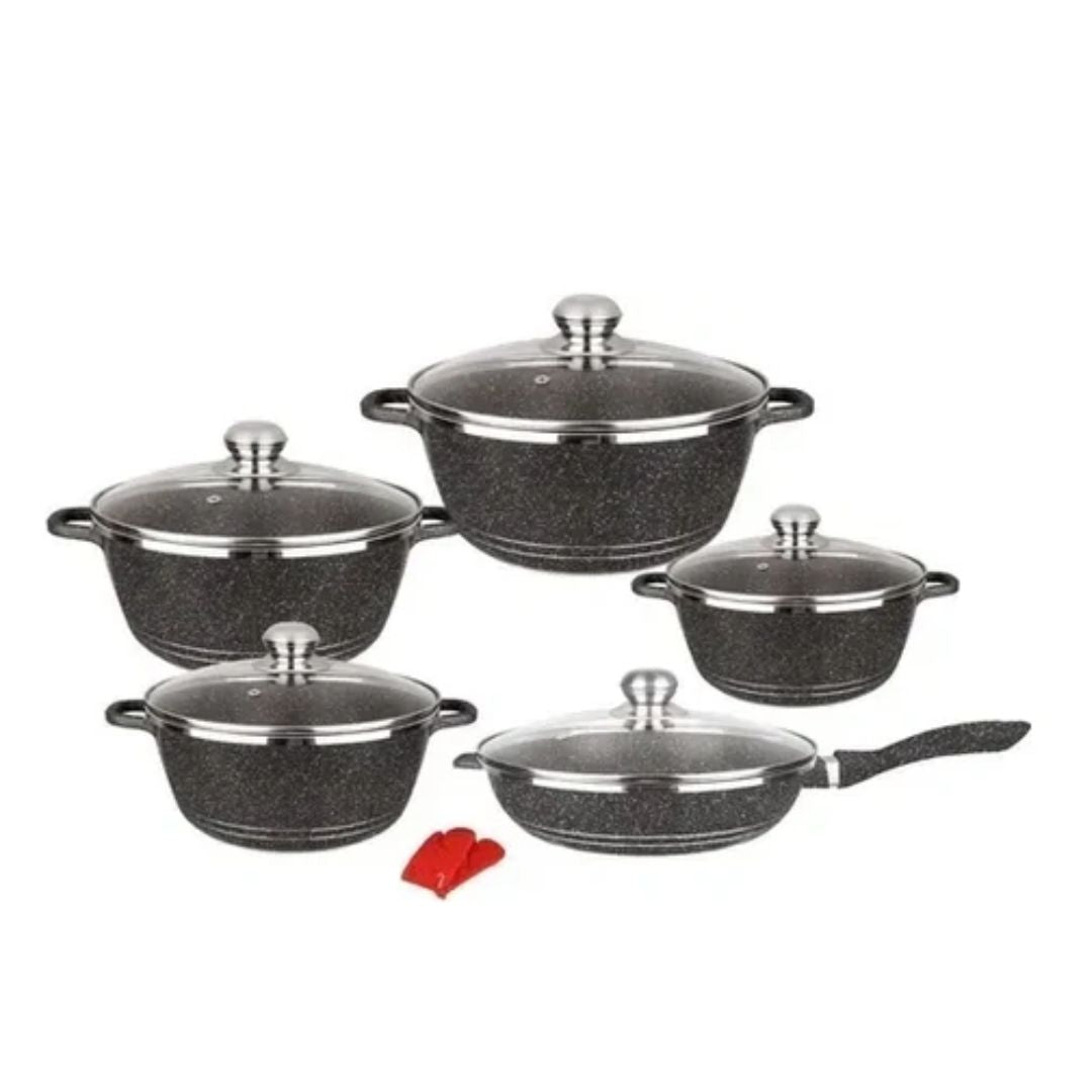 Juego de batería Dessini 12 piezas Negro