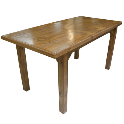 Juego de comedor 6 sillas madera de pino - LUSTRADO