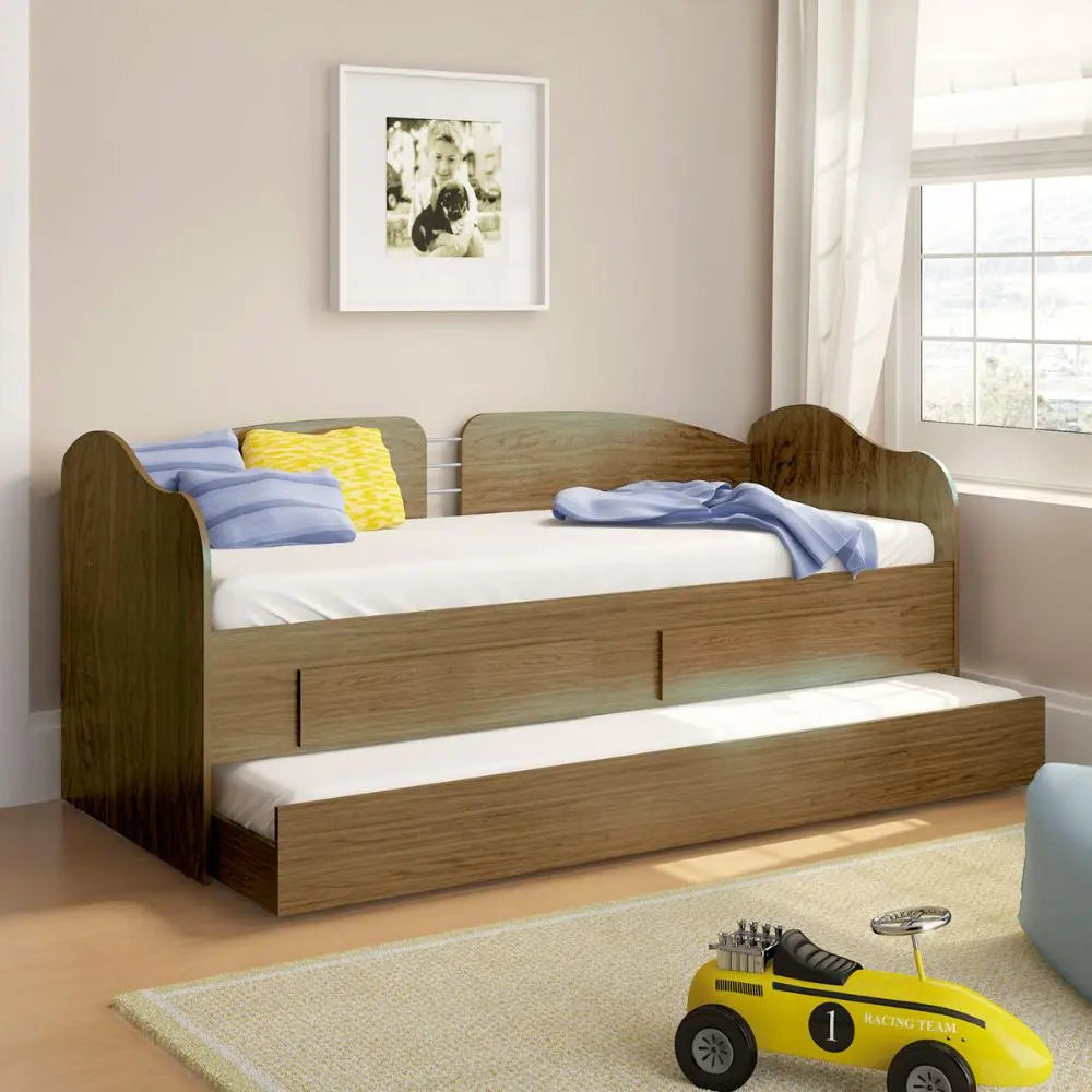Cama marinera 1 plaza con 2 cajones CH01968 - NATURE 