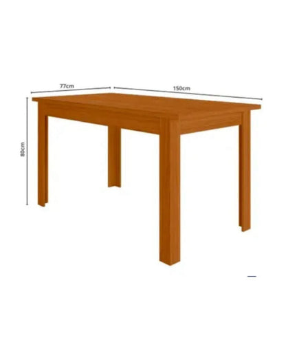 Juego de comedor MDF 6 sillas Freijo/Savana - BELLAGIO