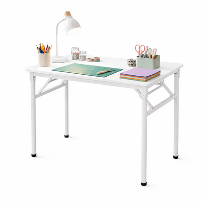 Mesa plegable en MDF y Hierro ESH0075 - BLANCO