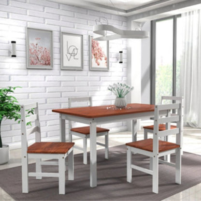 Juego de comedor 4 sillas Mexicano - NEVADO