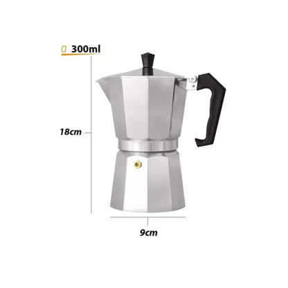 Cafetera tipo italiana 6 tazas Moka