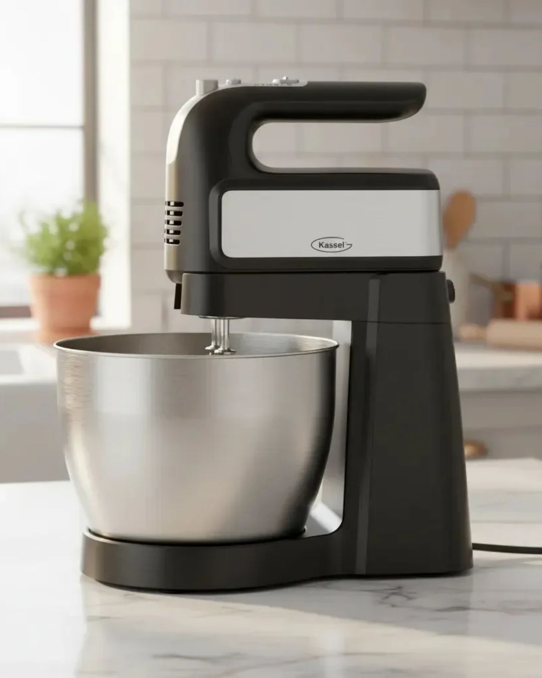 Batidora con bowl inox - KS-BBINOX8