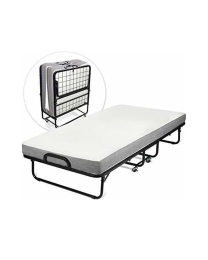 Cama Catre Plegable con Colchón 
