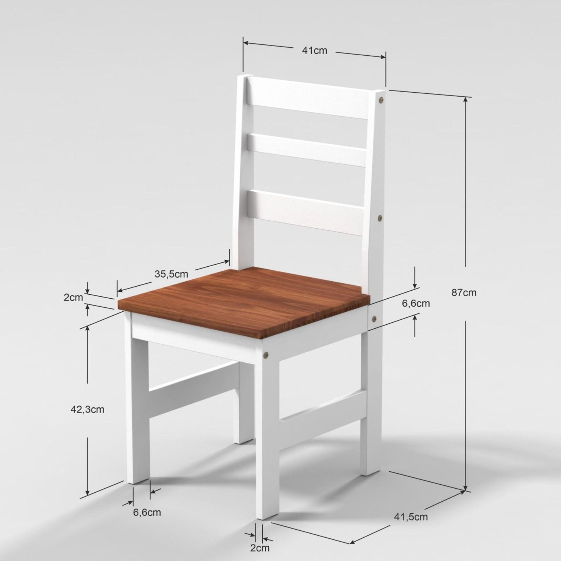 Silla Mexicana de madera maciza - NEVADA