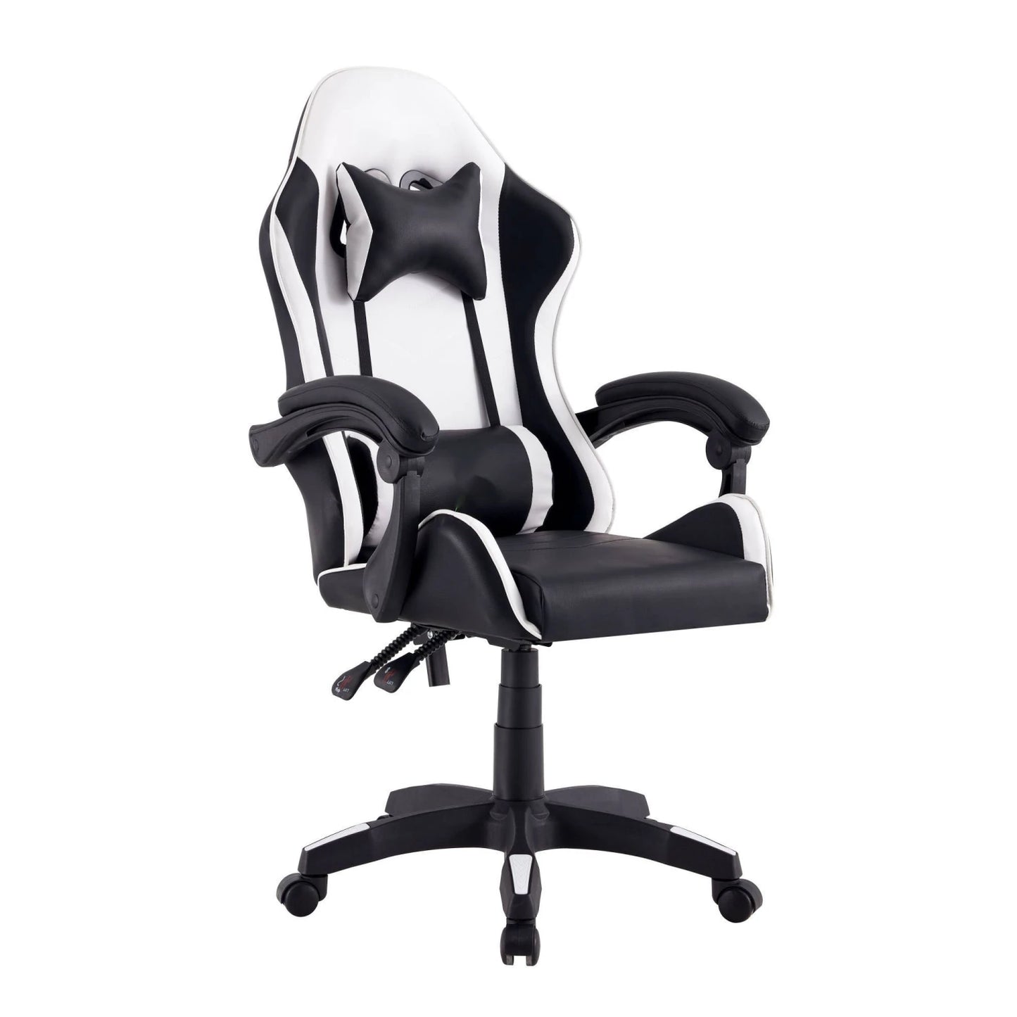 Silla de escritorio Gamer - MAX (Copia) - Color:Blanco/Negro - 003