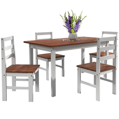 Juego de comedor 4 sillas Mexicano - NEVADO