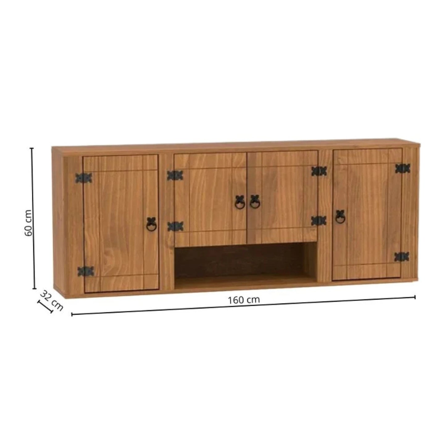 Aéreo 4 Puertas CIEGO Linea Naturale MEXICANO CS034 - ROBLE