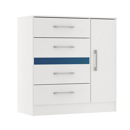 Cómoda 4 cajones 1 puerta - 2009 