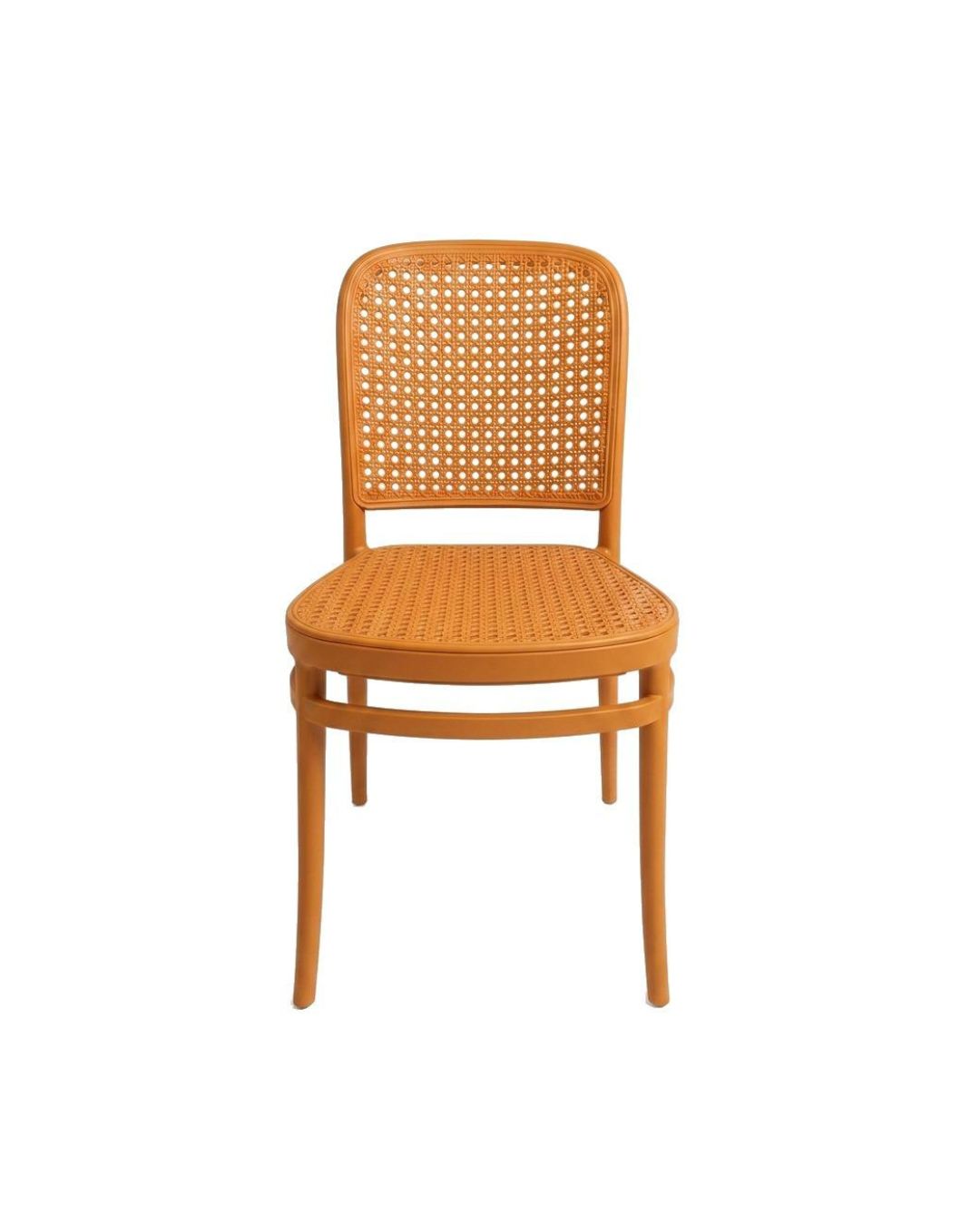 SILLA DE COMEDOR RATTAN Y MADERA - BEIG