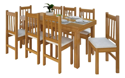 Juego de comedor 8 sillas Montevideo - 28871 CEREJEIRA 