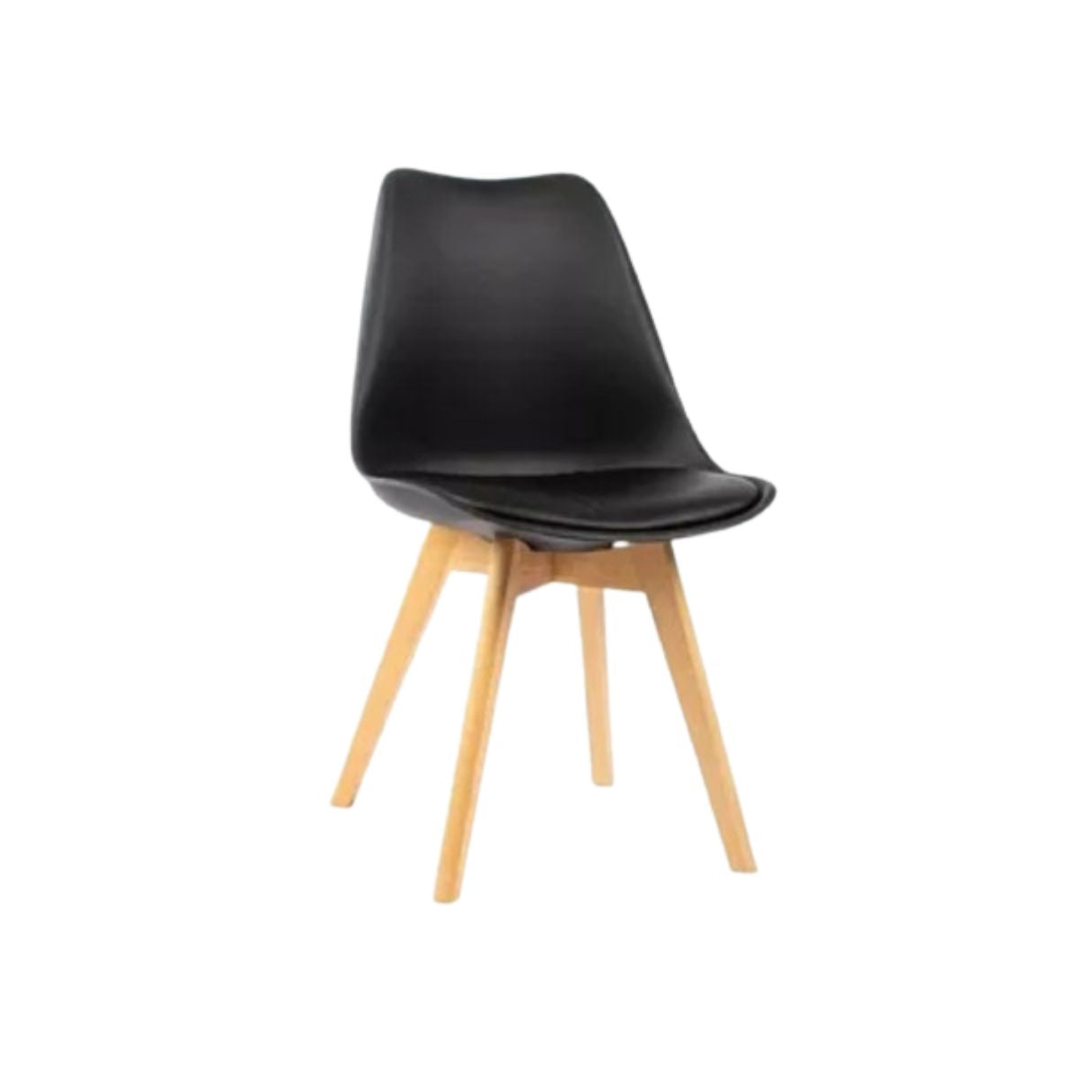 Silla Eames acolchonada - NEGRO