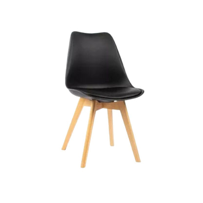 Silla Eames acolchonada - NEGRO