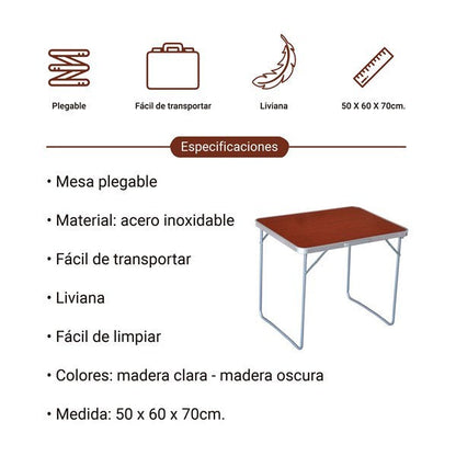 Mesa plegable G1704
