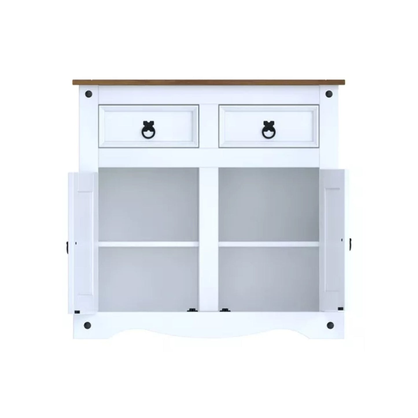 Aparador 2 cajones y 2 puertas Mexicano  - NEVADO