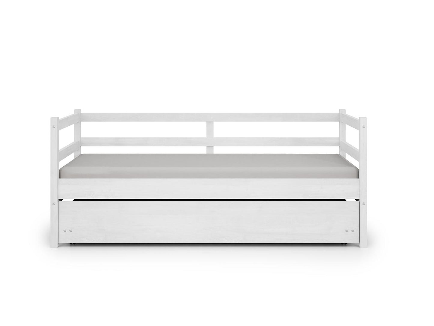 Cama marinera blanca Madera Maciza 80cm - Jade