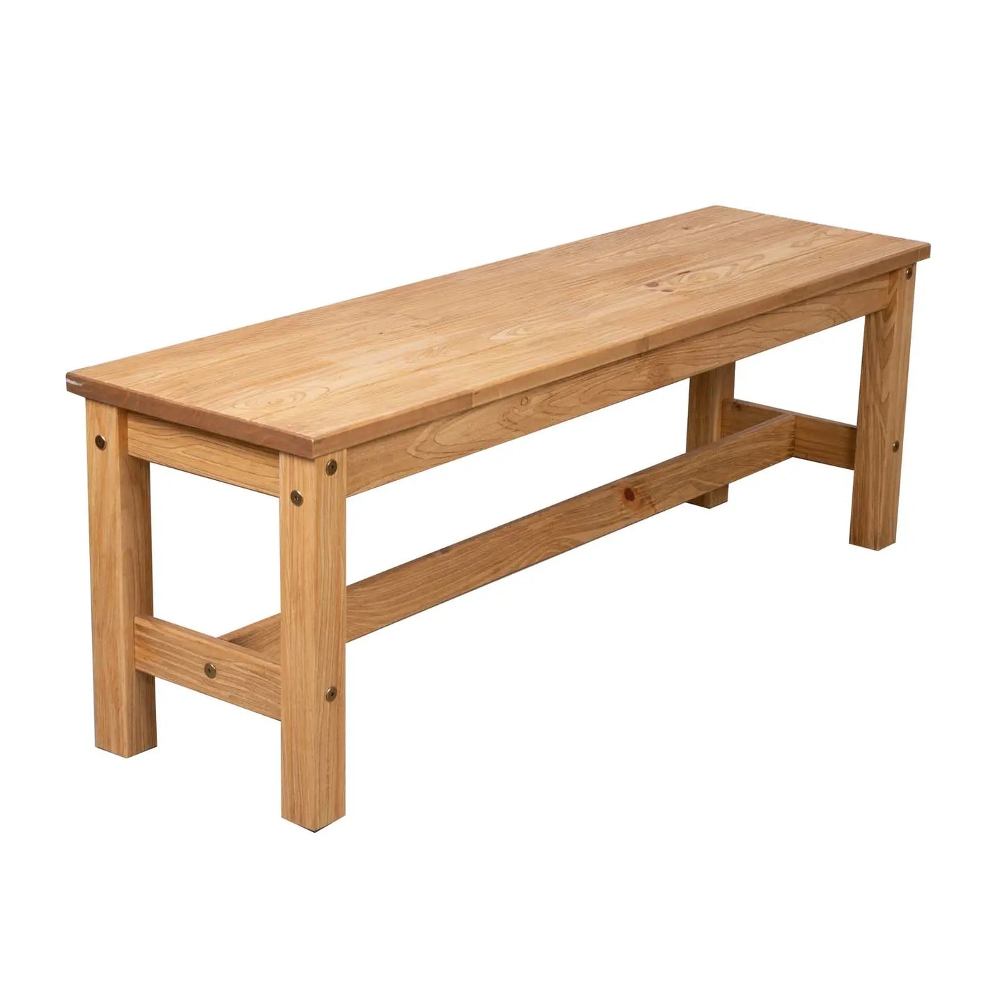 Banco de comedor de Pino Country - Natural/Beige