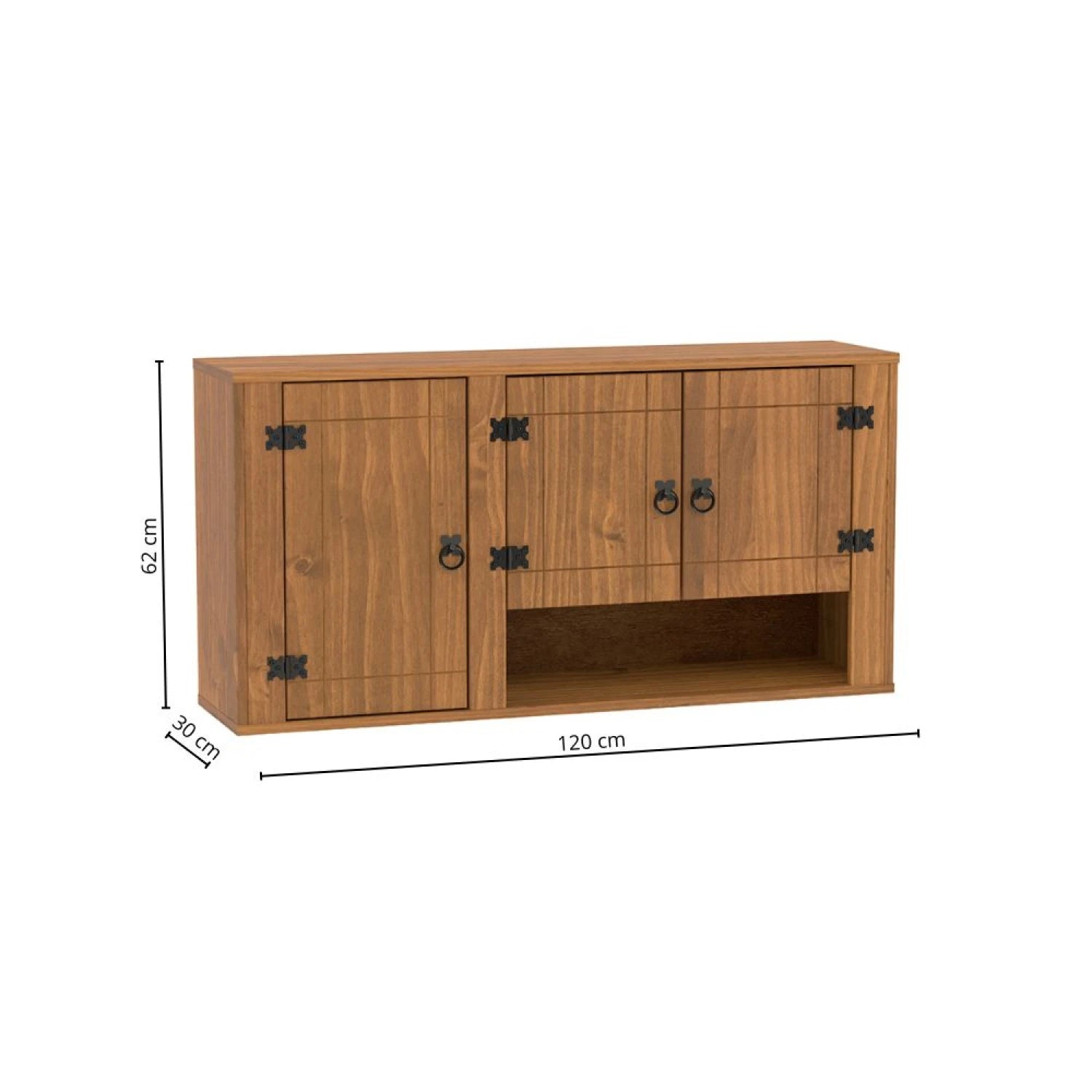 Aereo 3 puertas CIEGO Linea Naturale MEXICANO CS033 - ROBLE