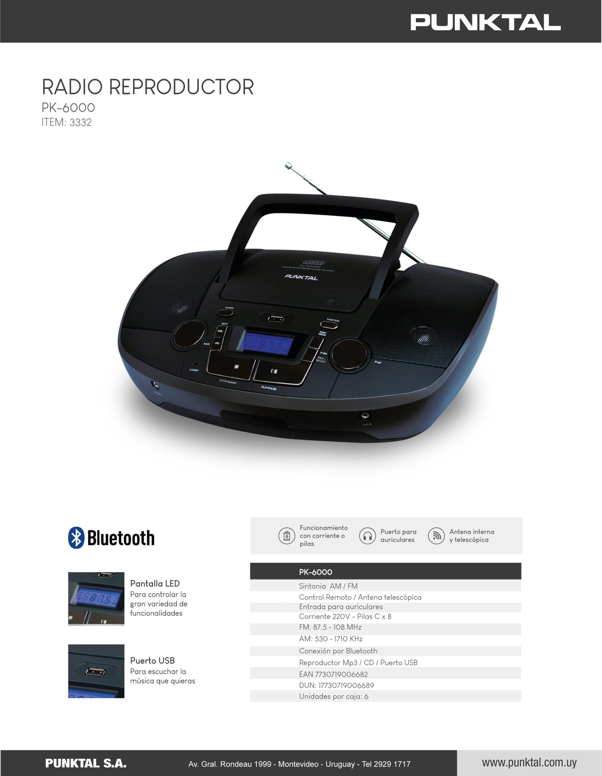 Radio Punktal PK-6000