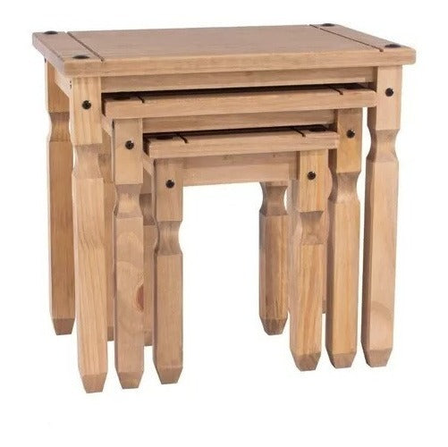 Mesas nido Mexicana x3