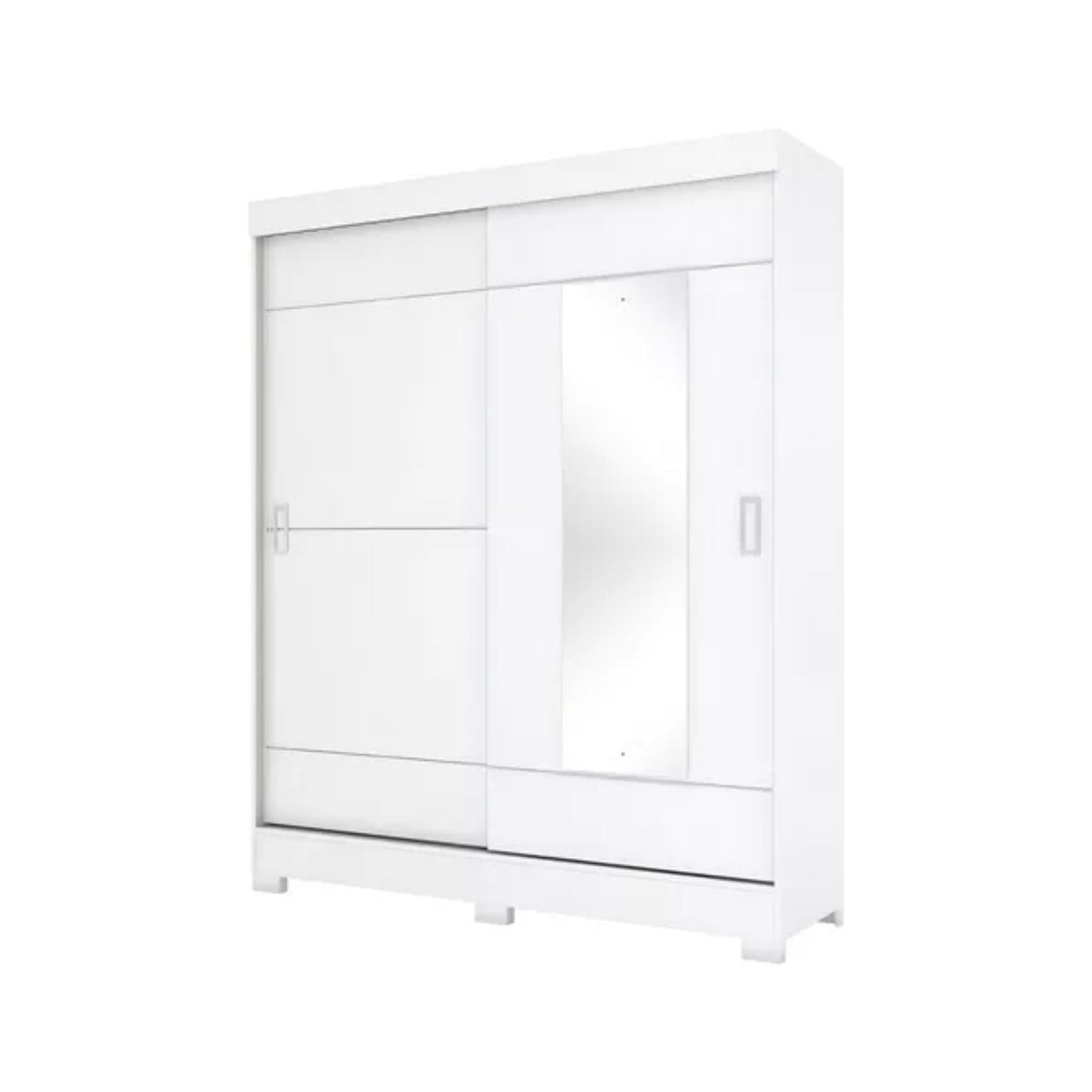 Ropero 2 puertas corredizas B66 - BLANCO