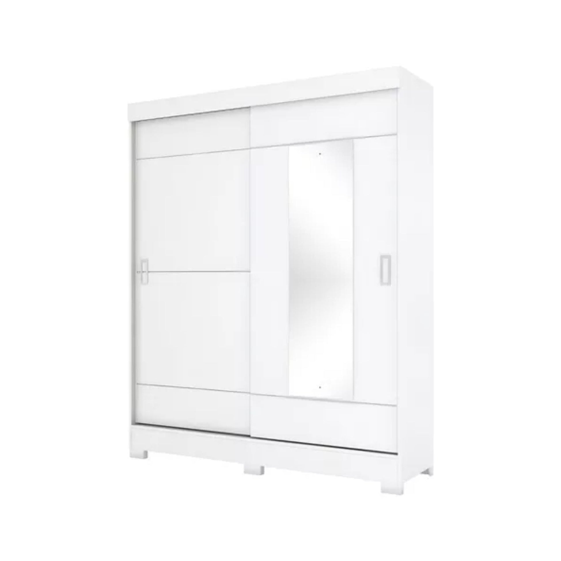 Ropero 2 puertas corredizas B66 - BLANCO
