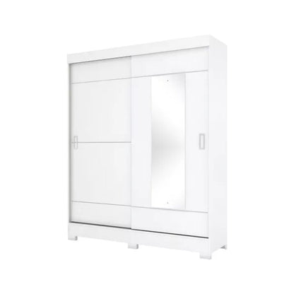 Ropero 2 puertas corredizas B66 - BLANCO