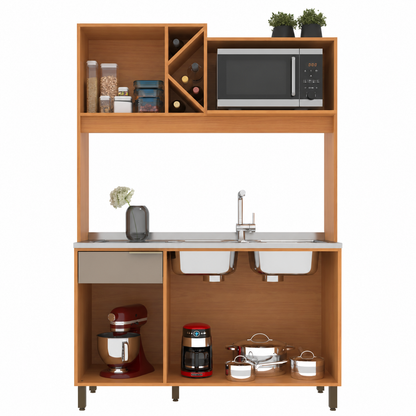 Cocina compacta SOPHIA - ANGELIM/DAMASCO