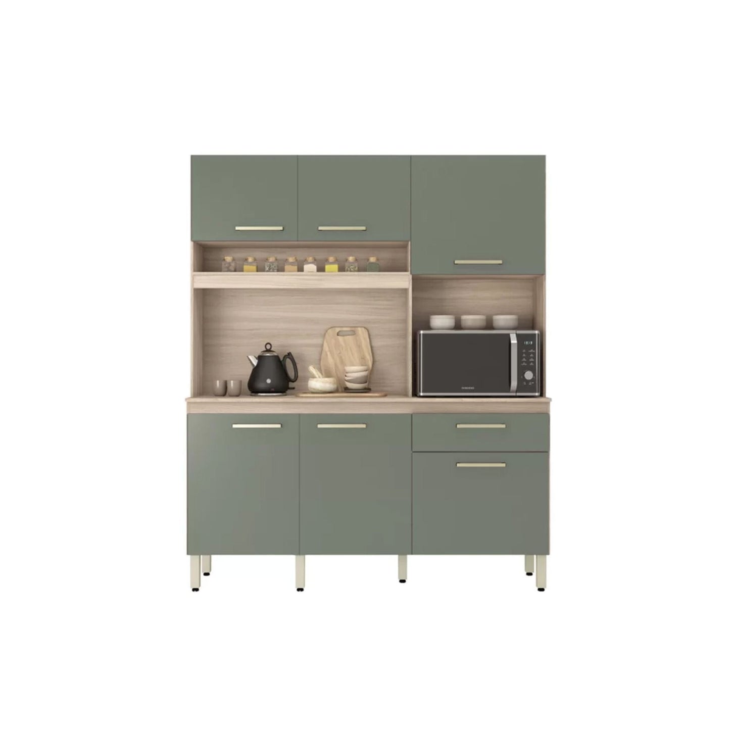 Kit de cocina 6 puertas 1 cajón - ÁLAMO