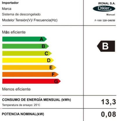 Freezer Dikler 100L F-100