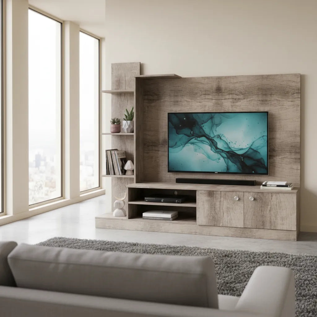 Modular para TV hasta 55" CAIRO 0633 - Color:Terracota/Demolición