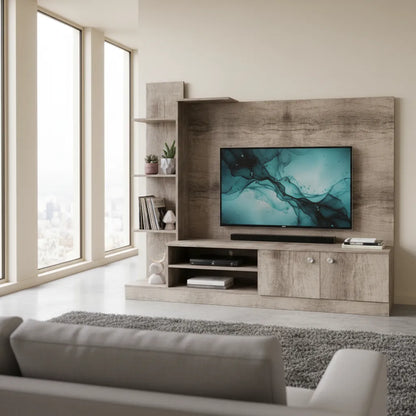 Modular para TV hasta 55" CAIRO 0633 - Color:Terracota/Demolición
