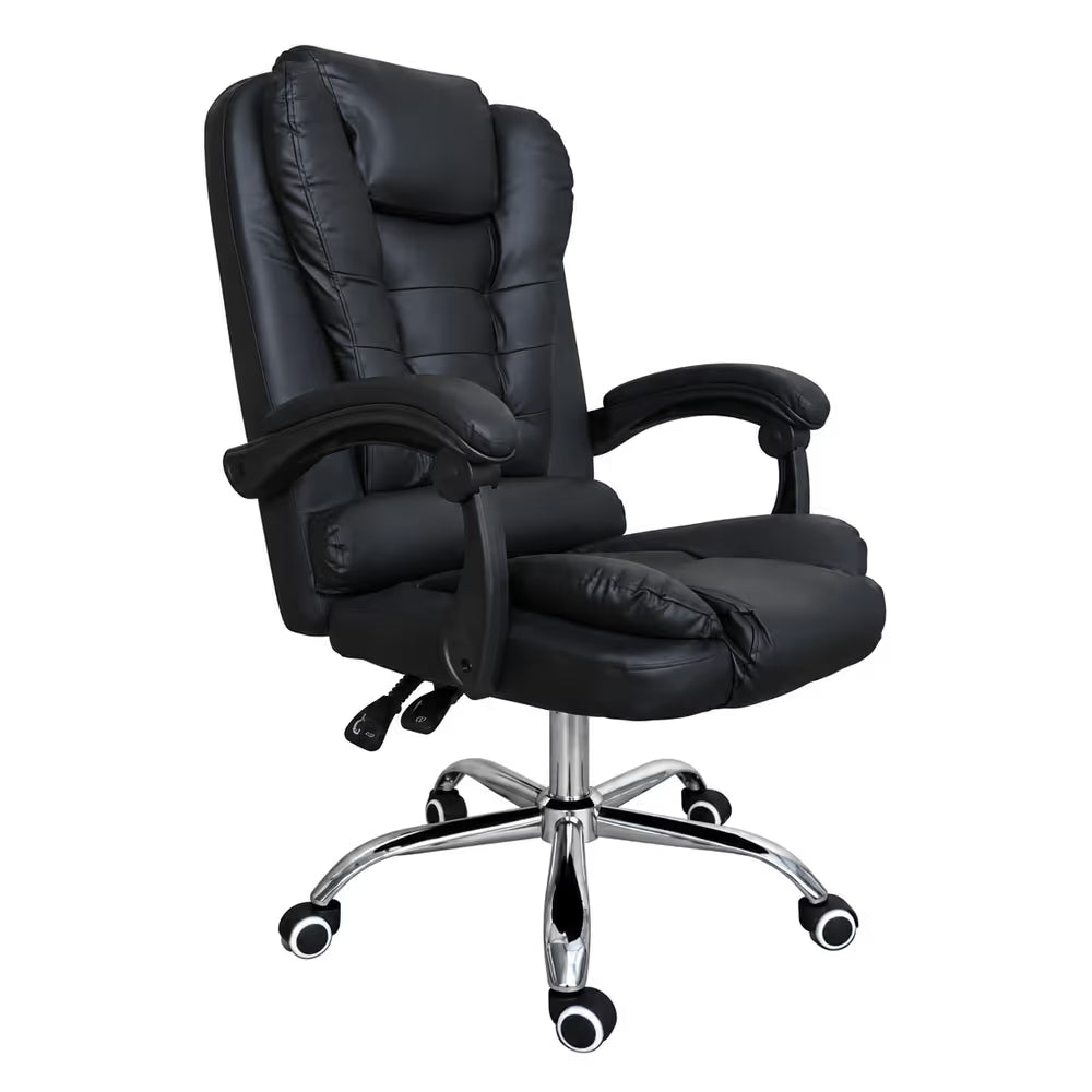 Silla de escritorio reclinable acolchada XIN0004 - NEGRO