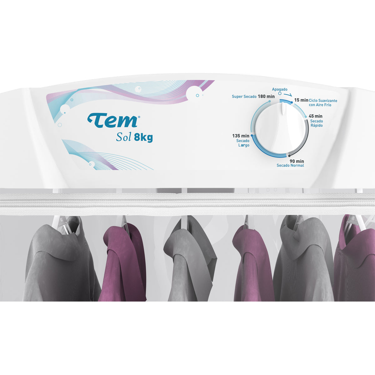 Secarropas de bolsa 8kg TEM Sol