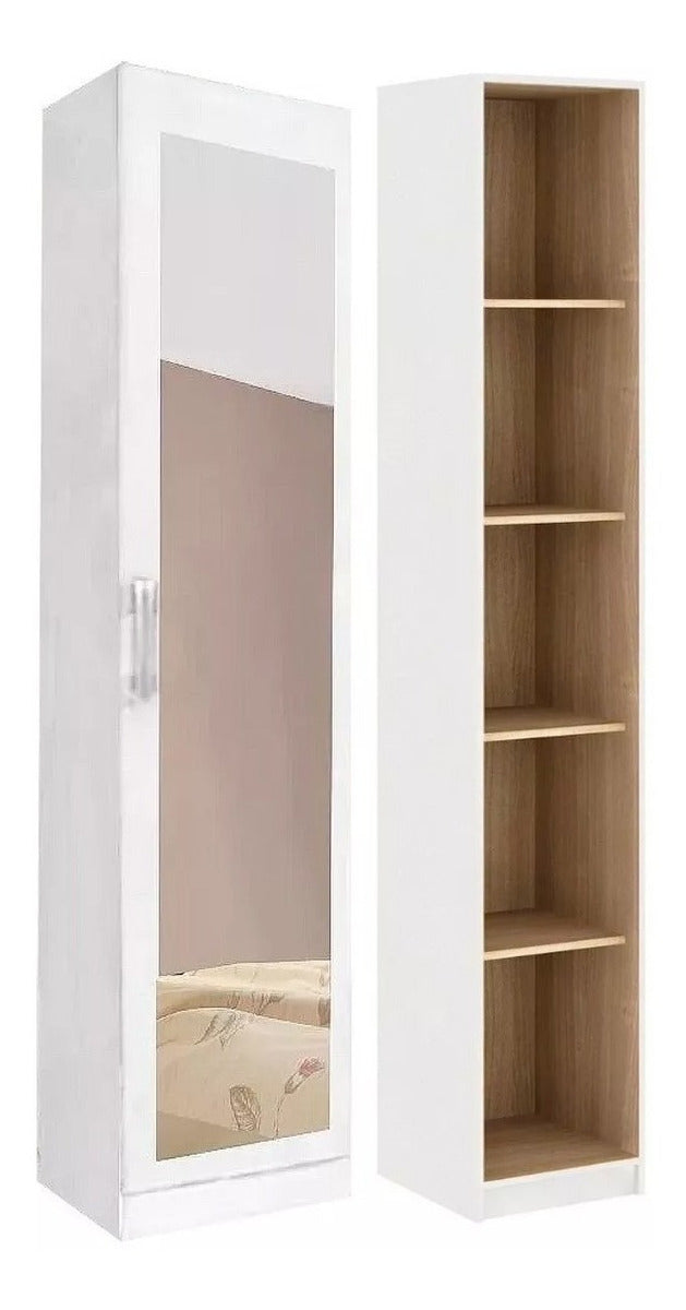 Panelero con espejo - BLANCO