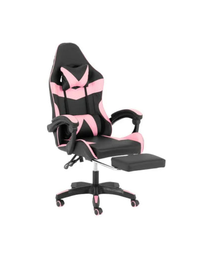 Silla de escritorio tipo Gamer NEGRO/ROSA - Gaming