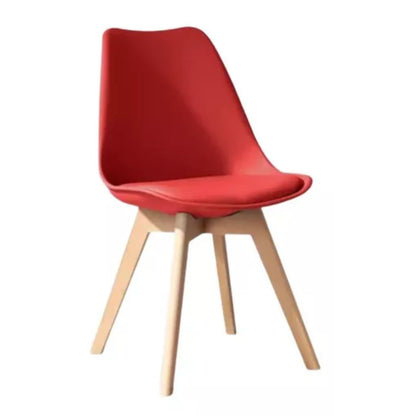 Silla Eames acolchonada - ROJO