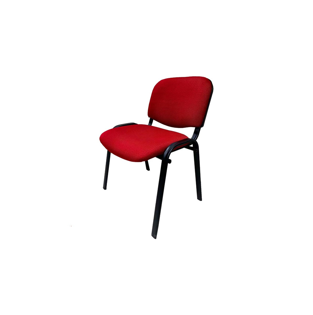 Silla fija de escritorio - CS0034 - COLOR:Rojo