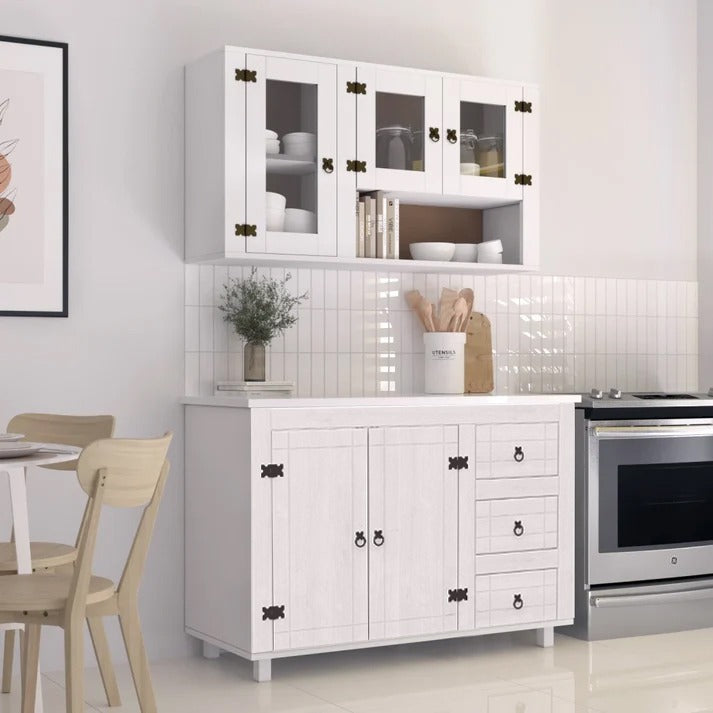 Bajo mesada Mexicano 120cm - BLANCO