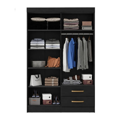 Ropero 4 puertas La Tentación RG125 - NEGRO