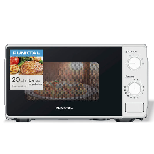 Microondas manual Punktal PK-2029M - BLANCO