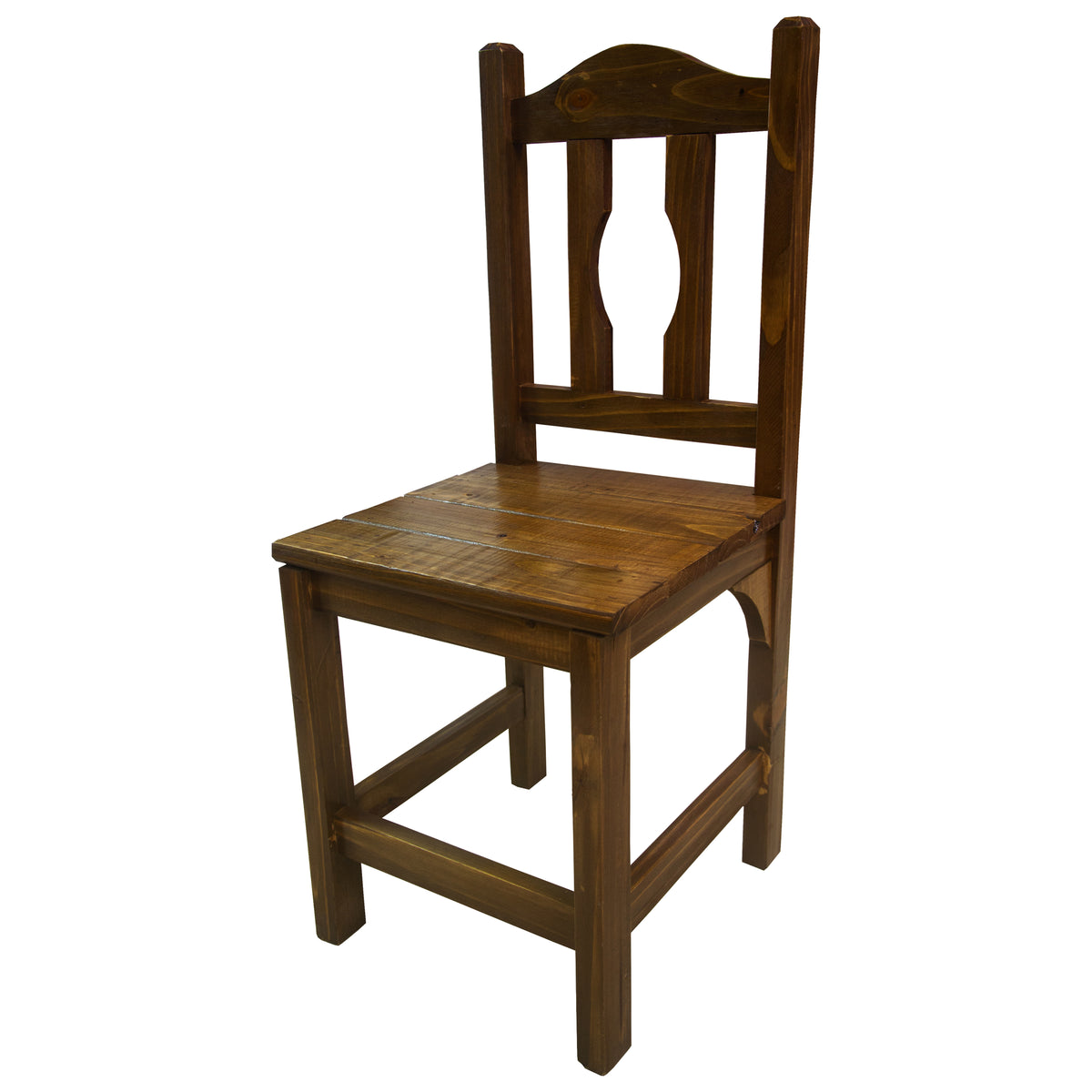 Silla de madera maciza - LUSTRADA