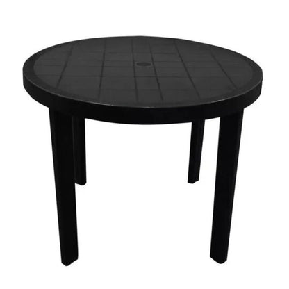 Mesa circular de PVC - BLANCO