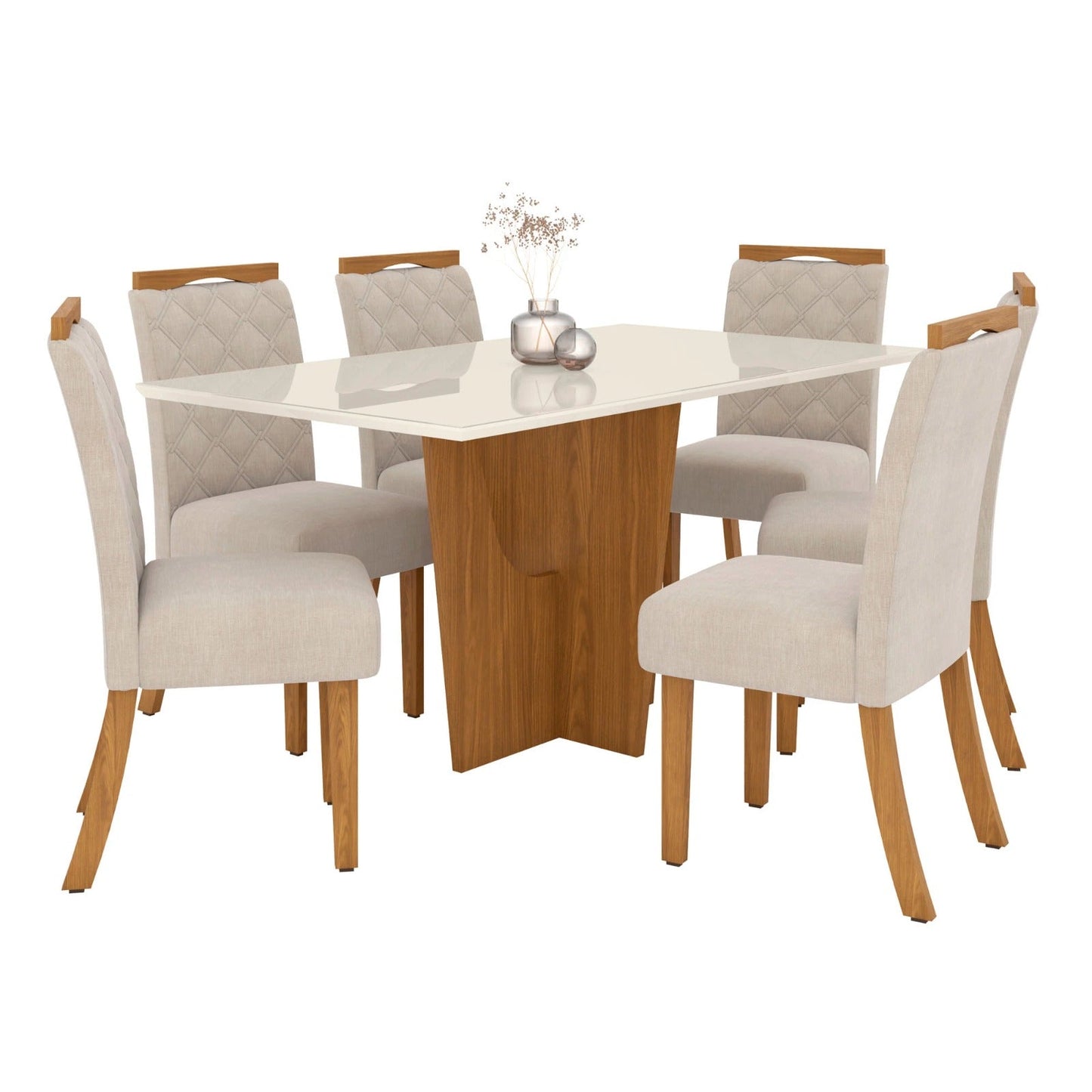Juego de comedor 6 sillas - MADRID
