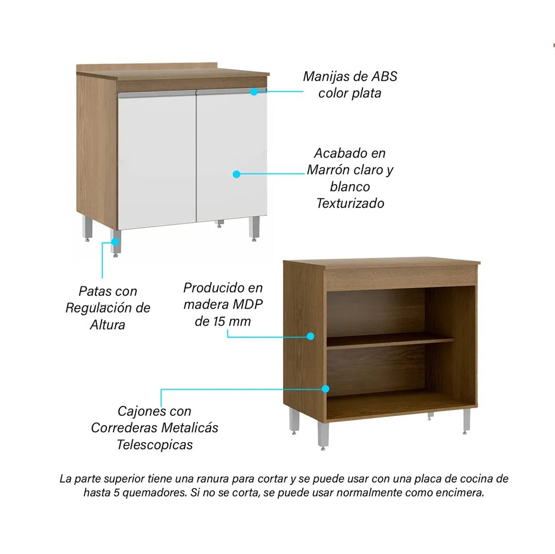 Bajo mesada 2 puertas - 467 